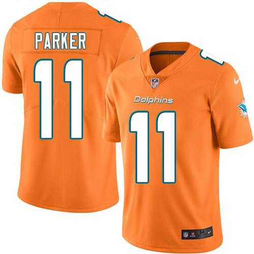Nike Men & Women & Youth Dolphins 11 DeVante Parker Orange Color Rush Limited Jersey,We sell and wholesale Nike Men & Women & Youth Dolphins 11 DeVante Parker Orange Color Rush Limited Jersey on line form chian!